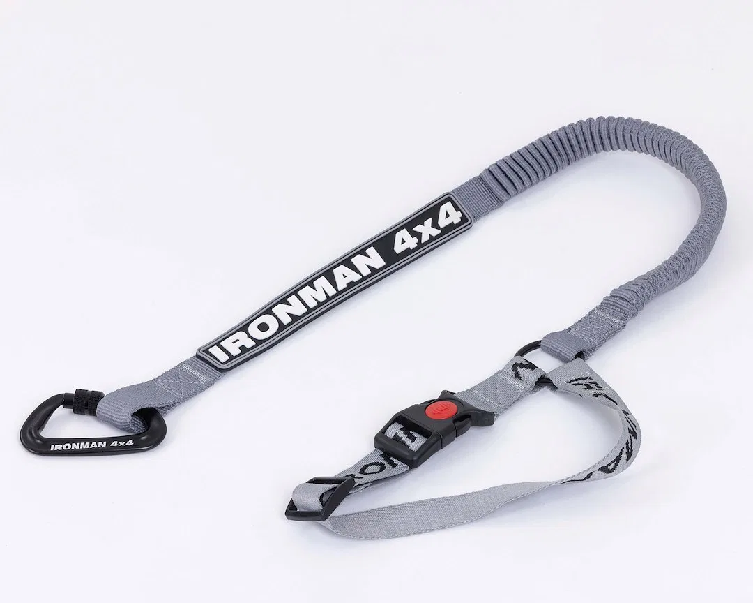 IPET0067 – IRONMAN 4X4 Pet Leash, For Use When Transporting Single Pet In Vehicle Elastic Rope With D-Ring Clip End/ ...